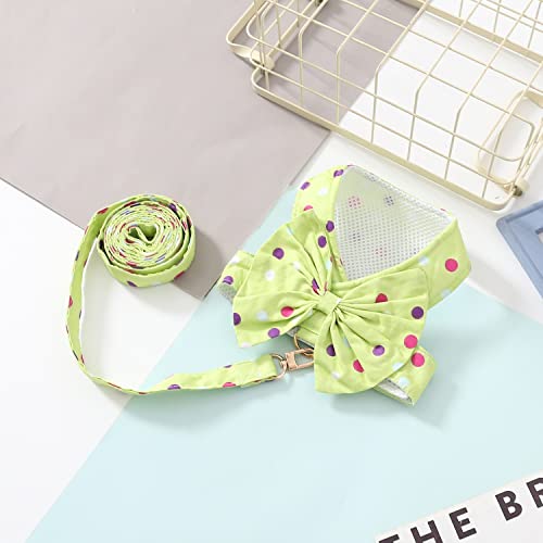 Moda Plaid szelki dla psa i zestaw smyczy dla małych średnich psów Walking Pet kamizelka bawełniana szelki z Bowknot ubranka dla szczeniąt