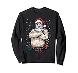 i do it for the hos funny christmas sarcastic santa claus felpa