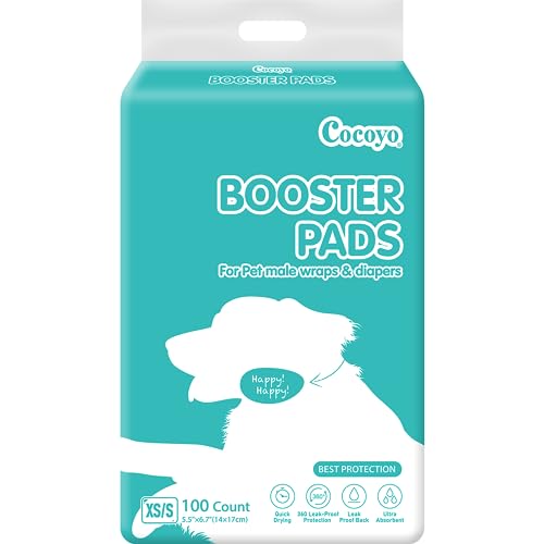 COCOYO Booster Pads, XS/S Size with Side Lead Proof, 100 Count XS / S
