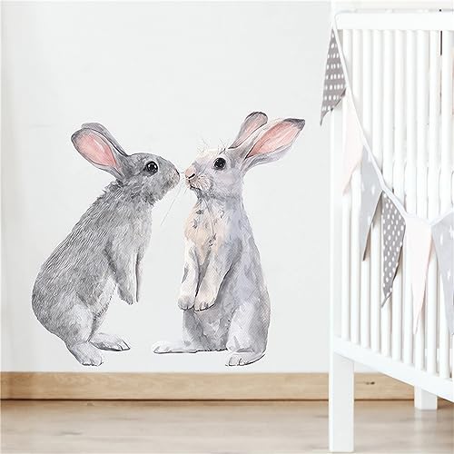 Vinilo decorativo sacinora con conejitos para pared miniatura 3