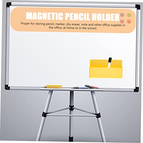 Tofficu Apagador Estojo Quadro Branco Marcador De Armazenamento Amarelo E Compartimento Recipiente P