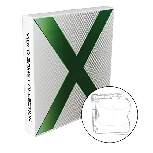 UniKeep High Capacity Xbox Themed Disc Storage Case - Holds 80 Xbox Video Games