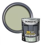 Ronseal 10 Year Weatherproof 2-in-1 Wood Paint Spring Green Satin 750ml