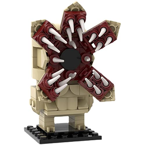 Rbanbew Demogorgon Building Blocks Toys Versión de Boca Abierta, Mini Monsters Estatuas Decoración para Escritorio, Robot Toy Model Bricks Mech Building Kit Assembly Cover