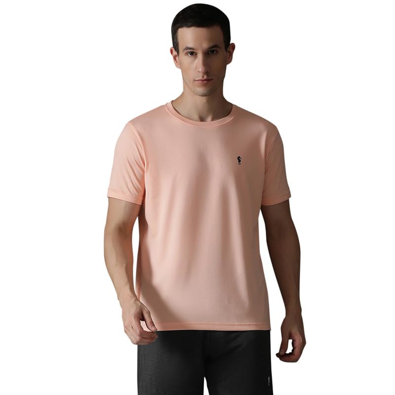 Image of EPPE Men's Round Collar T-Shirt | Regular & Dry Fit Summer Stylish Casual Tee | Polyester Half Sleeve T-Shirts for Men.
