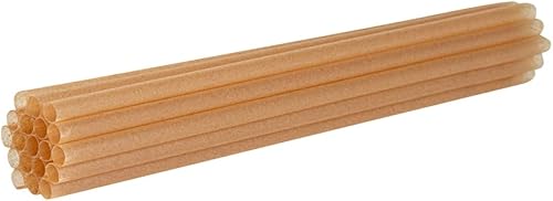 Miniatura 2 de Restaurantware Basic Nature - Pajitas desechables de 8.3 pulgadas, 100 popotes resistentes de ácido poliláctico  caña de azúcar para bebidas