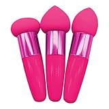 Easy to Grip: This foundation sponge has a handle design that provides a comfortable grip and make it easier for beginners to use. Aiuta anche a mantenere le tue mani pulite mentre applying makeup.