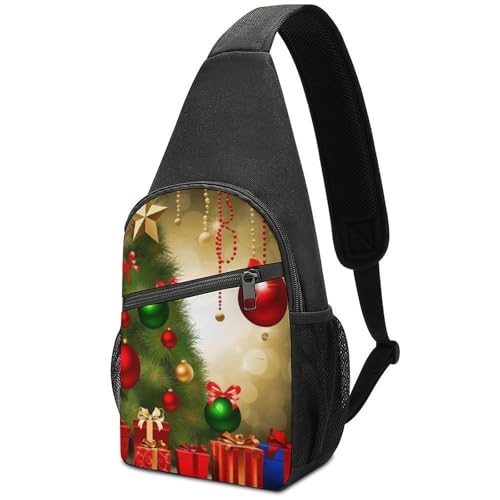 Mochila tipo sling blanca con diseño de dibujos animados