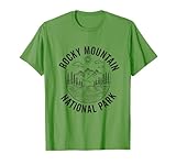 colorado roccioso montagna parco nazionale souvenir uomini donne maglietta