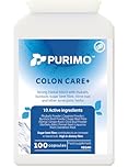 Colon Care+ Advanced | Fast-Acting Herbal Formula for Constipation Relief | Natural Stool Softener | Natural Laxative with Aloe Vera & Fibre | Supports Regular Bowel Movements | 90 Vegan Capsules