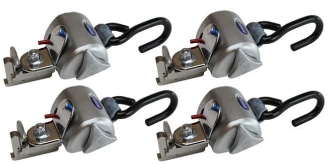 Retractor estándar Q'Straint Q-8201-A con fijaciones A-Track miniatura 4