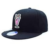 Love To Fruit Juice Embroidered Flat Bill Snapback Hats Women Men Hiphop Adjustable Baseball Caps