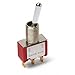 C & K COMPONENTS 7203P3YZQE Toggle Switch,STRAIGHT,DPDT,ON-OFF-ON,SOLDER Terminal,PADDLE