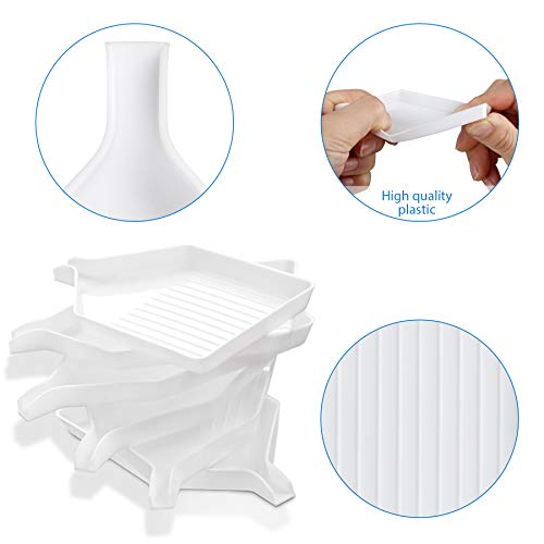 20PCS Plastic Diamond Art Painting Bead Sorting Trays Accessories Tools for DIY Crafts (3.8 x 2.2 Inches)3