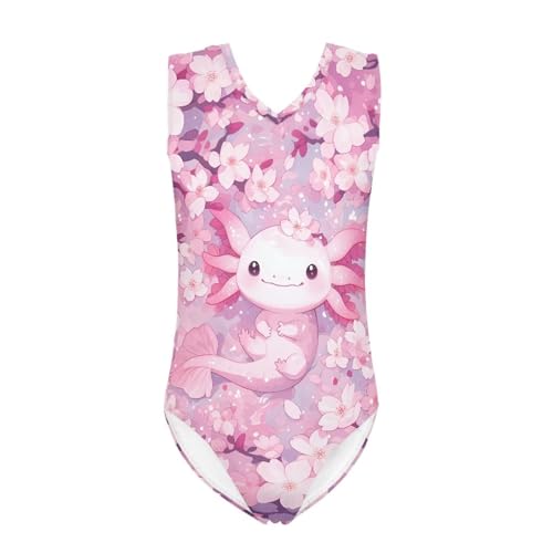 Image of One Piece Swimsuit Girls Kids Bathing Suit V Neck Wide Shoulder Strap Toddler Beach Swimwear for 3-14 Years