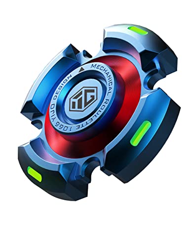 Fidget Spinners, Fidget Spinner Gifts for Adults and Kids, Stress Anxiety ADHD Relief Figets Toy, Metal Finger Hand Spinner Toys with Luminous Light, Spinner Absorb Solar Light Then Release in Dark