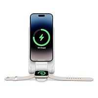 OtterBox 2-in-1 Fast Charge Folding Powerbank, carica portatile 10,000 mAh con MagSafe e USB