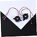 KICHOUSE 2pcs Piezoelectric Alarm Loud Enclosed Electronic Beeper with Wires Small Low Power Consumption for Industrial Applications