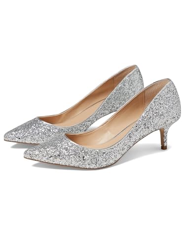 Jewel Badgley Mischka Royalty Pointed Toe Kitten Heel
