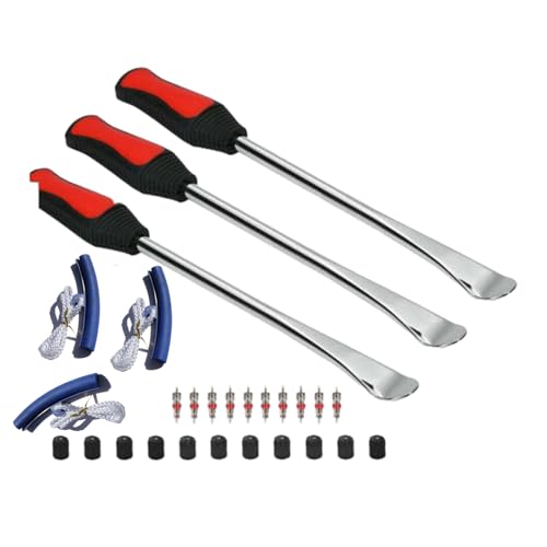 Yoetaun Tire Levers Spoon Set Heavy Duty Motorcycle Bike Car Tire Irons Tool Tire Changing Spoon Rim Protector