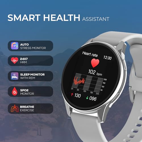 Image of GameSir Active 5 Smart Watch AMOLED Display 1.3 inch Screen, 360 * 360 Resolution, IP68 Waterproof with Multiple Watch Faces Bluetooth Calling Round Dial Smartwatch for Men & Women (Grey)