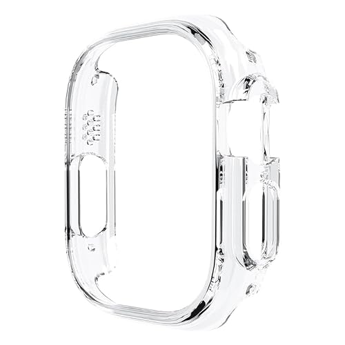 �yCYBERGARAGE�z�X�}�[�g�E�H�b�`�ی�P�[�X�EApple Watch Ultra 2/1�p �o���p�[ �P�[�X �ϏՌ� �v���X�`�b�N �n�[�h�P�[�X �o���p�[ 49mm ���������� �A�b�v���E�H�b�` �E���g��2/1 �J�o�[(�N���A)
