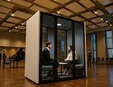 Portable Noise-Reducing Pod for Enhanced Privacy and Productivity (Black, L)