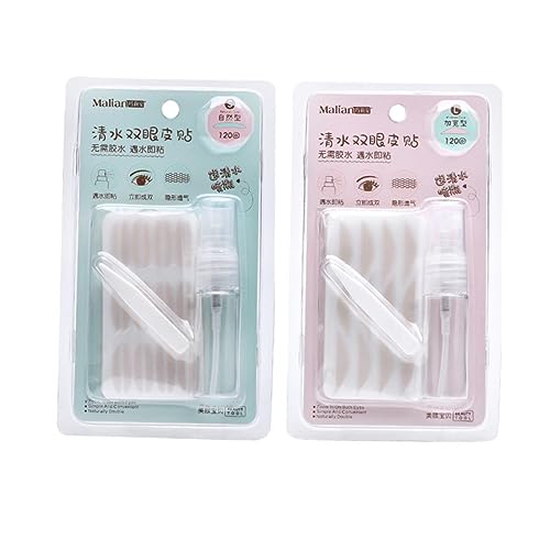 minkissy Natural Double Eyelid Pasters Lace Design Traceless Eyelid Tape for Women Girls Ladies