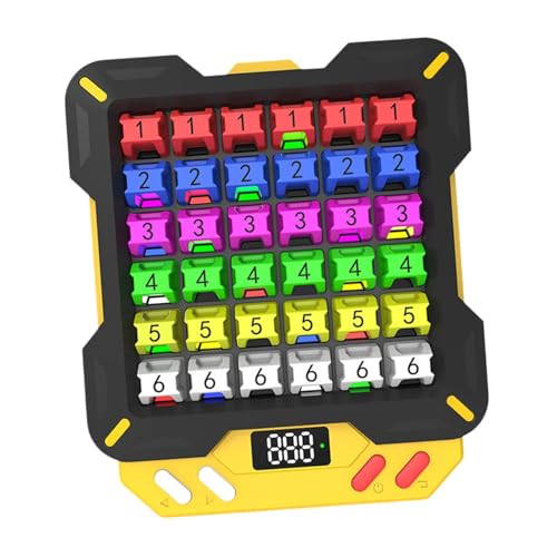 EHJRE Juego de Sudoku electrónico Inteligente, Juguete matemático, Rompecabezas, Juguete Educativo para Adultos