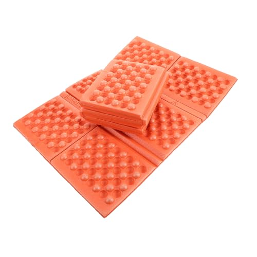 Garneck Outdoor Compact 6-Foldable Xpe Foam Sitting Pad 2pcs Water-Proof Hiking Camping Mat Mini Stain-Resistant Seat for Family