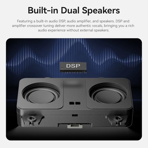 Image of Beelink SER9 Pro Mini PC, AMD Ryzen 7 H 255(Up to 4.9GHz) 8C /16T, Mini Desktop Computer 24GB LPDDR5X RAM 1TB PCIe4.0 SSD, Small Gaming PC Built in Dual Speaker /Mic /BT5.2 /WiFi 6 for Gaming /Office /Home