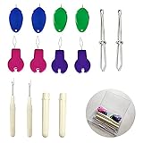 Needle Threaders for Hand Sewing, Needle Threader for Sewing Machine(2 Pcs Seam Rippers/Drawstring...