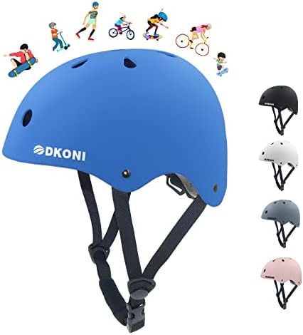 Skateboard Helmet for Kids Bike Helmets: Toddler Bicycle Scooter Skate Cycling Skateboarding Inline Skating Rollerblading Roller Skates BMX Helmet for Girls Boys Women Men Child Youth Adults