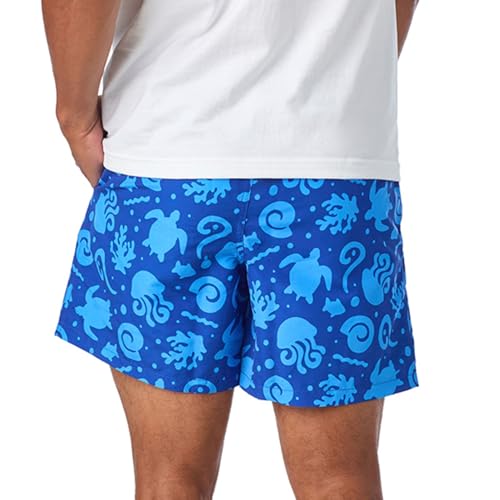Image of Saint Eve Mens Swim Trunks 6 Inch Inseam Quick Dry Beach Shorts with Mesh Liner Dad and Me Matching