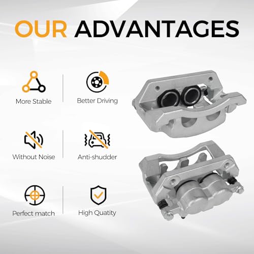 PAROD Rear Disc Brake Caliper Fit for 2008-2012 Ford F-250 Super Duty, F-350 Super Duty Left&Right, Replace for 18B5077 18B5076 by PAROD - Image 5