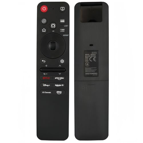 MR25GA AKB76046603 - Mando a distancia IR de repuesto compatible con LG 2025 Magic TV G5 C5 B5, QNED 92A 85A 80A, UA77 Series (sin función de voz)