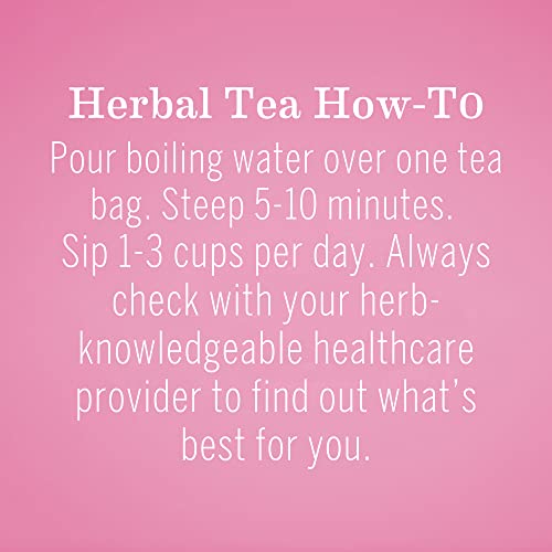 Earth Mama Organic Raspberry Leaf Tea Bags |Labor Tonic + Menstrual Support, 16 Teabags Per Box (3-Pack) #TOP2