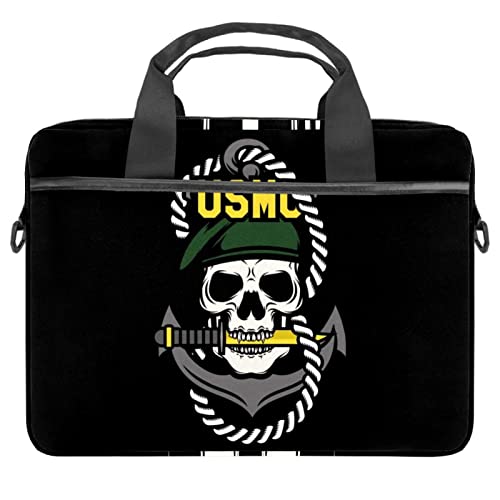 Sac ordinateur portable 13 pouces motif crâne pour vos trajets urbains