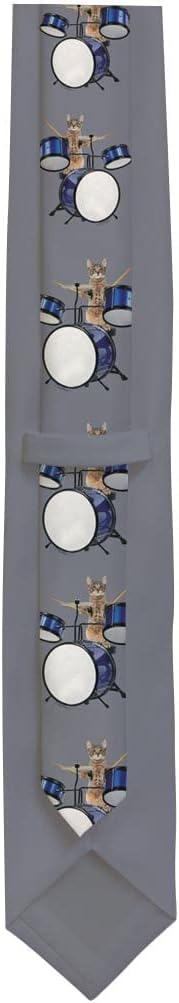 Funny Cat Meme Cat Playing Drums Necktie
