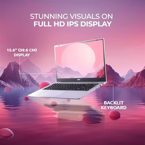 Image of acer Aspire 3 AMD Ryzen 5 Hexa Core 7430U - (8 GB /512 GB SSD /Windows 11 Home, MS Office) A325-42 Thin and Light Laptop (15.6 Inch Full HD LED IPS Display, Backlit Keyboard, Silver, 1.79 Kg)