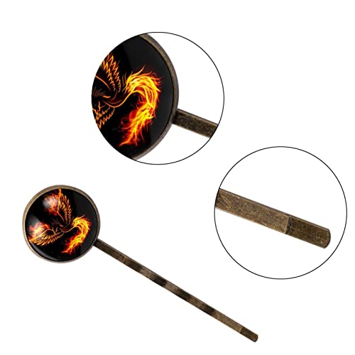 Épingles à cheveux Phoenix antidérapantes noires pour chignon parfait