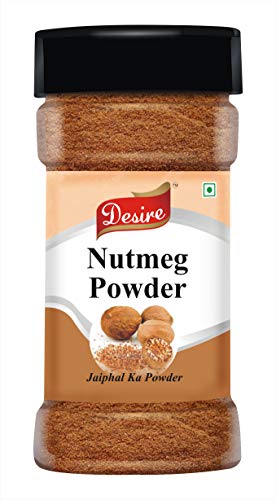 Desire Nutmeg Powder 400 Gram - Jaiphal Jathikka Powder | Organically Grown | 100% Pure & Natural )