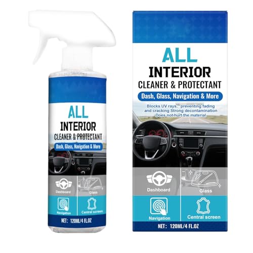 Genérico Limpiador Tapicería Coche | Spray Limpiacueros para Automóviles de 120 ml - Suministros de Limpieza para Componentes de Vehículo Asiento Techo Garaje Cabrio