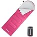 KingCamp Envelope Sleeping Bag 3 Season Lightweight Comfort with Compression Sack Camping Backpack Temp Rating 26F/-3C