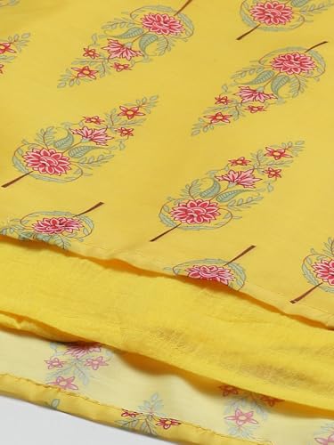 Image of Chanderi Poly Silk Crop Top /Anarkali Skirt Lehenga Choli Set