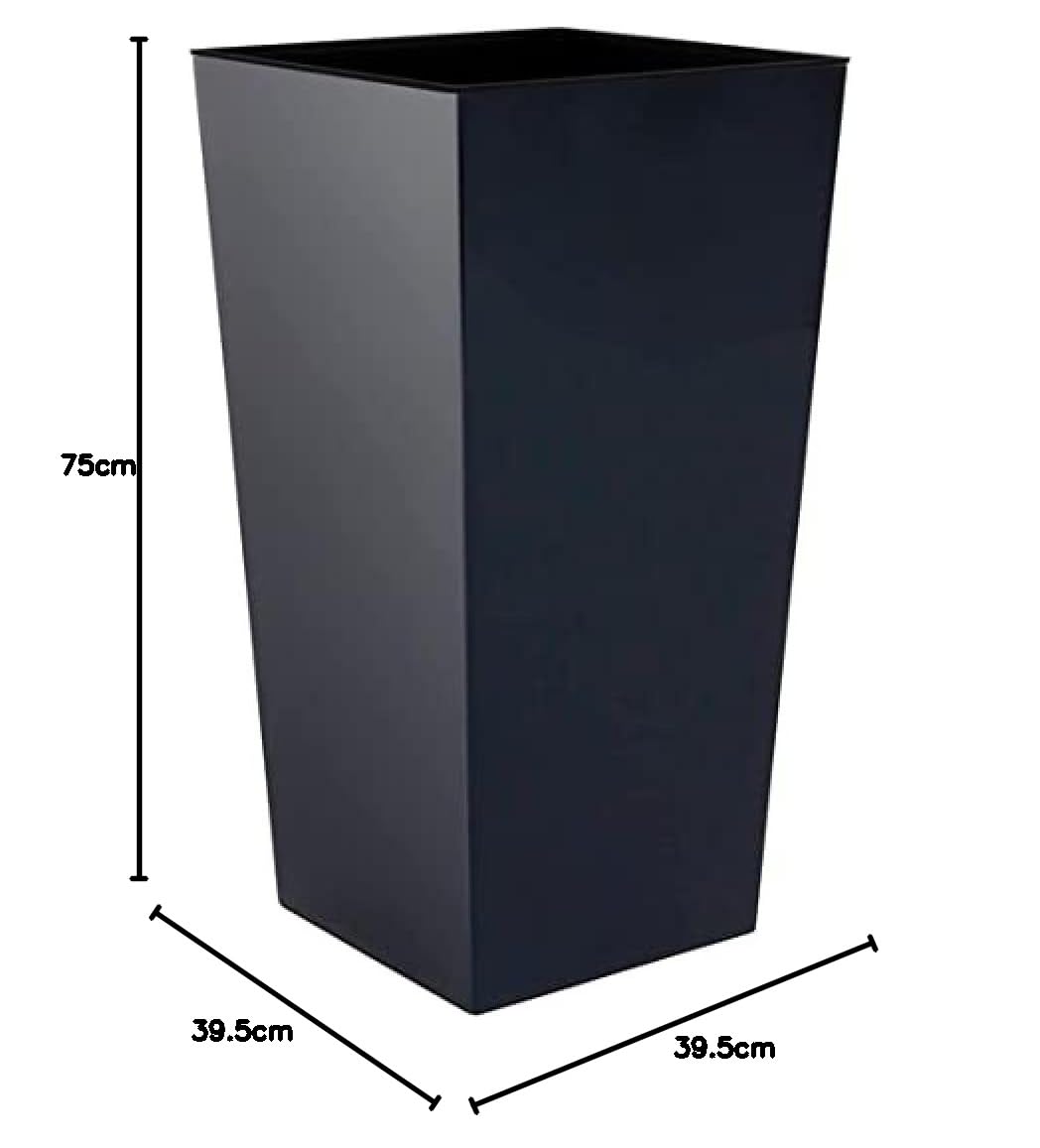 Urbi 91,5 Liter, Kunststoff, 40 x 40 x 75 cm in Anthraziten