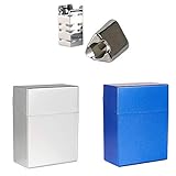 ☝️die Zigarettenboxen sind jeweils aus stabiler Kunststoff, die 2 Glutkiller sind beidseitig offen und werden von uns aus dem gezeigten Sortiment zusammengestellt