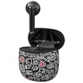 Celly x Keith Haring TWS Auricolari Neri, Cuffie Auricolari Wireless con Controllo Touch, Microfono Incorporato, Box di Ricarica Magnetica e Autonomia Fino a 4 Ore