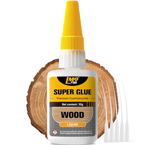wood super glue liquid clear instant cyanoacrylate adhesive for wood crafts repair woodworking all purpose ca glue for shoe ceramic plastic leather glass model metal pottery aquarium porcelain stone