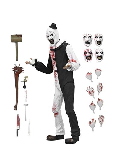 NECA Terrifier 2 Ultimate Art the Clown (Blood Splattered) 7-Inch Scale Action Figure